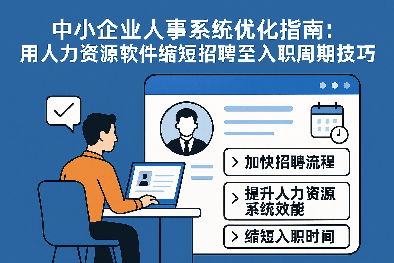 中小企业人事系统优化指南：用人力资源软件缩短招聘至入职周期的实战技巧