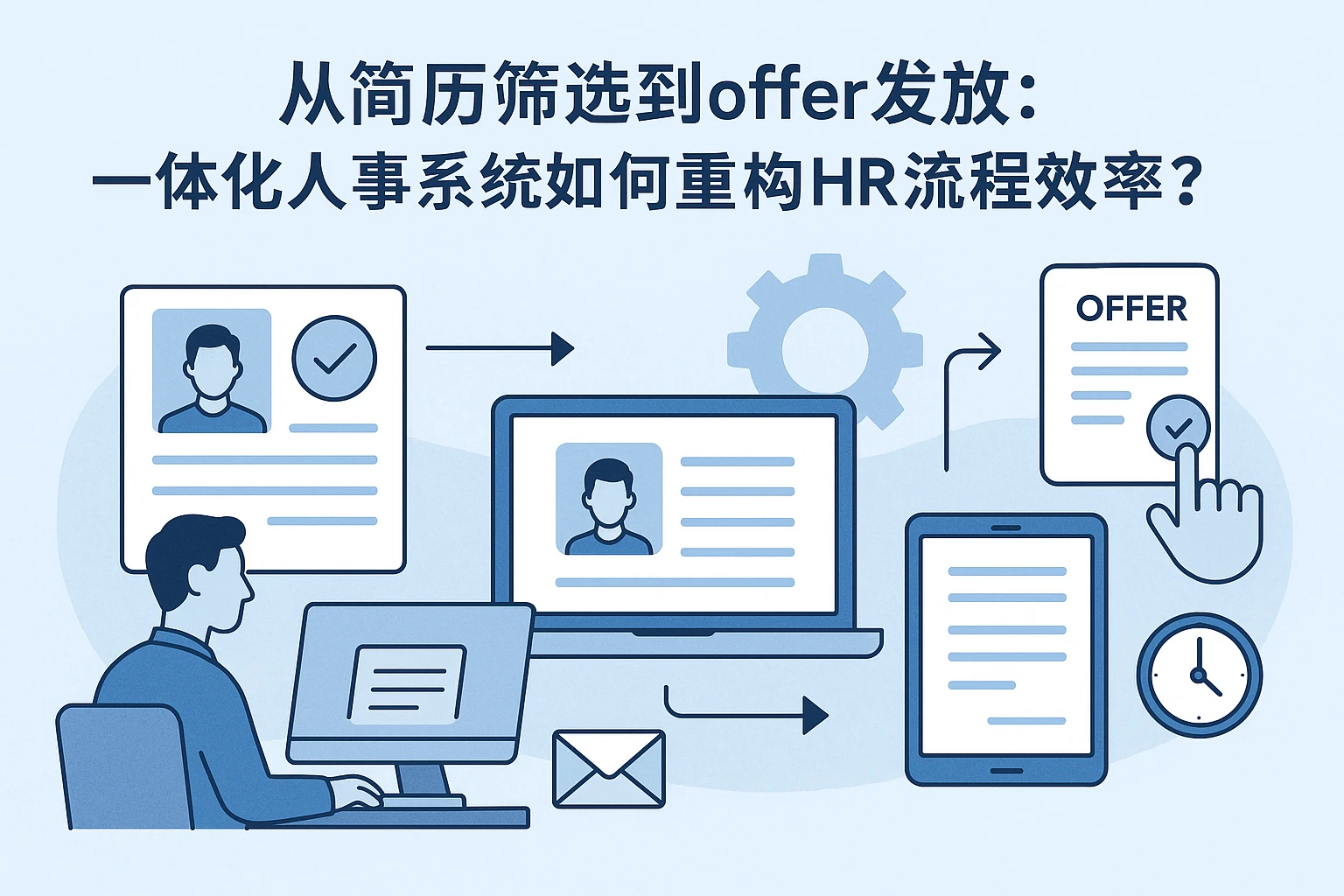 从简历筛选到offer发放:一体化人事系统如何重构HR流程效率?