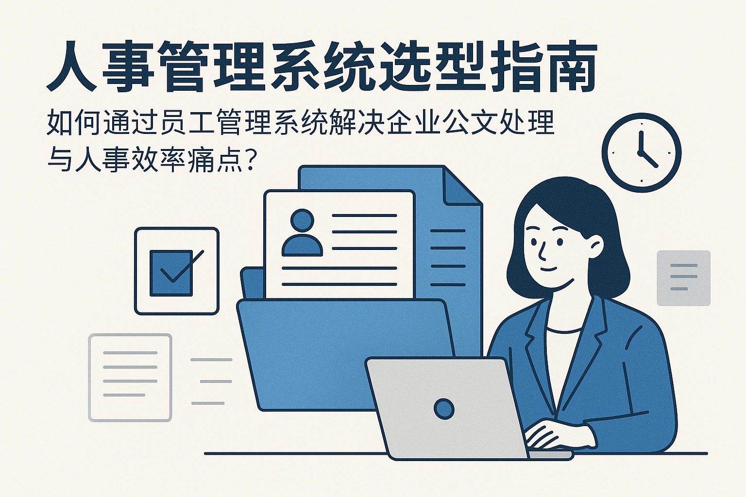 人事管理系统选型指南：如何通过员工管理系统解决企业公文处理与人事效率痛点？