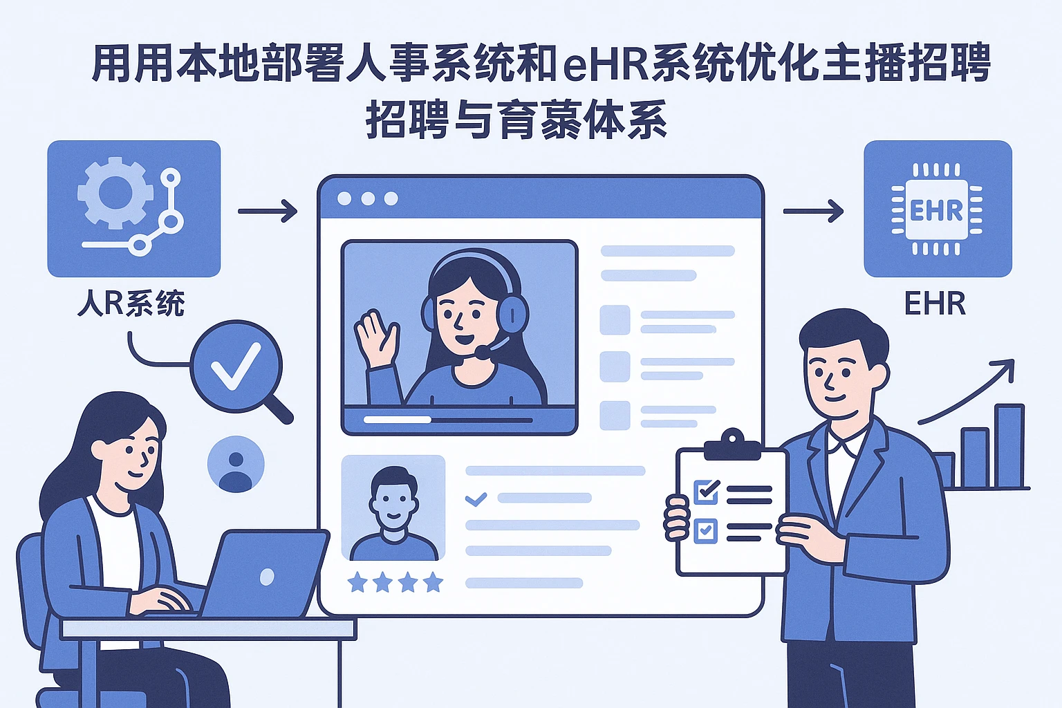 运用本地部署人事系统与ehr系统优化主播招聘与培养体系