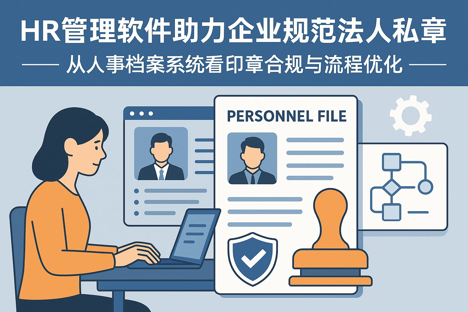 HR管理软件助力企业规范法人私章管理——从人事档案系统看印章合规与流程优化
