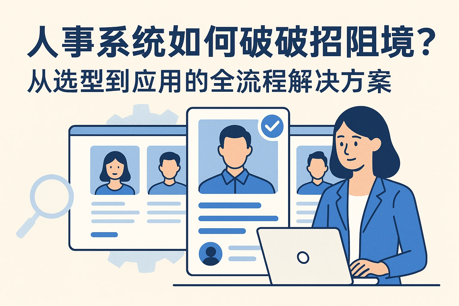人事系统如何破解招聘困境？从选型到应用的全流程解决方案