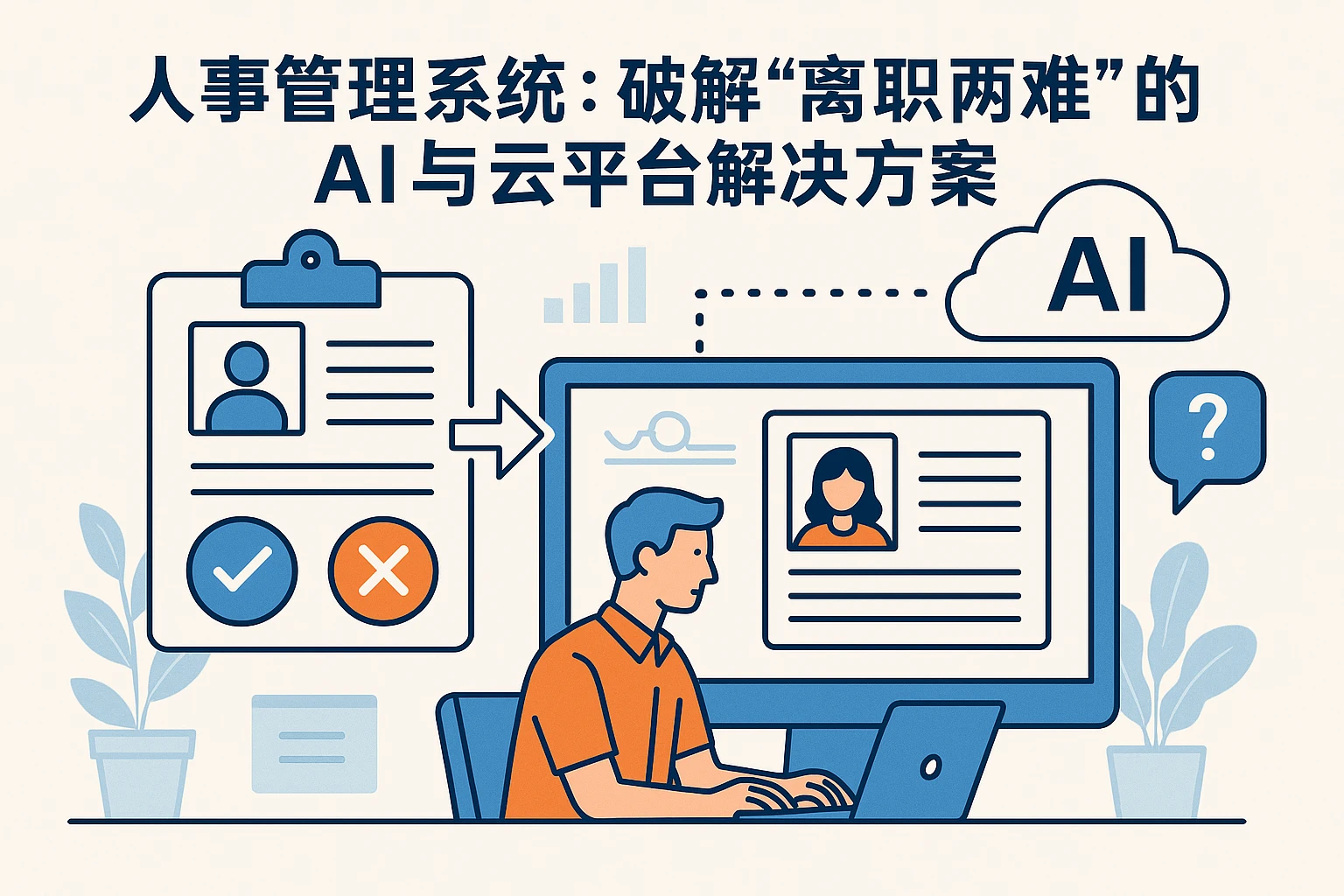 人事管理系统:破解“离职两难”的AI与云平台解决方案