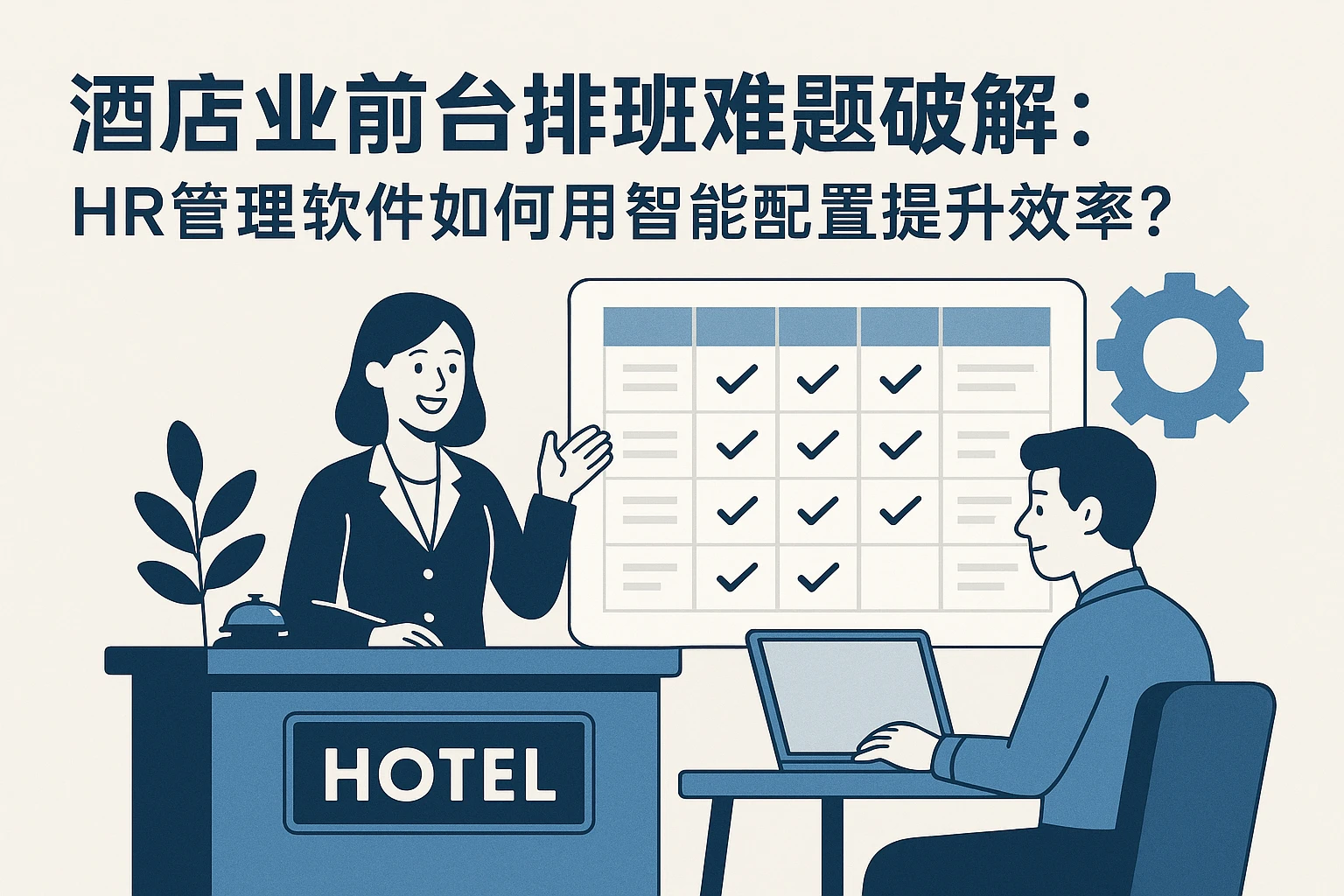 酒店业前台排班难题破解：HR管理软件如何用智能配置提升效率？