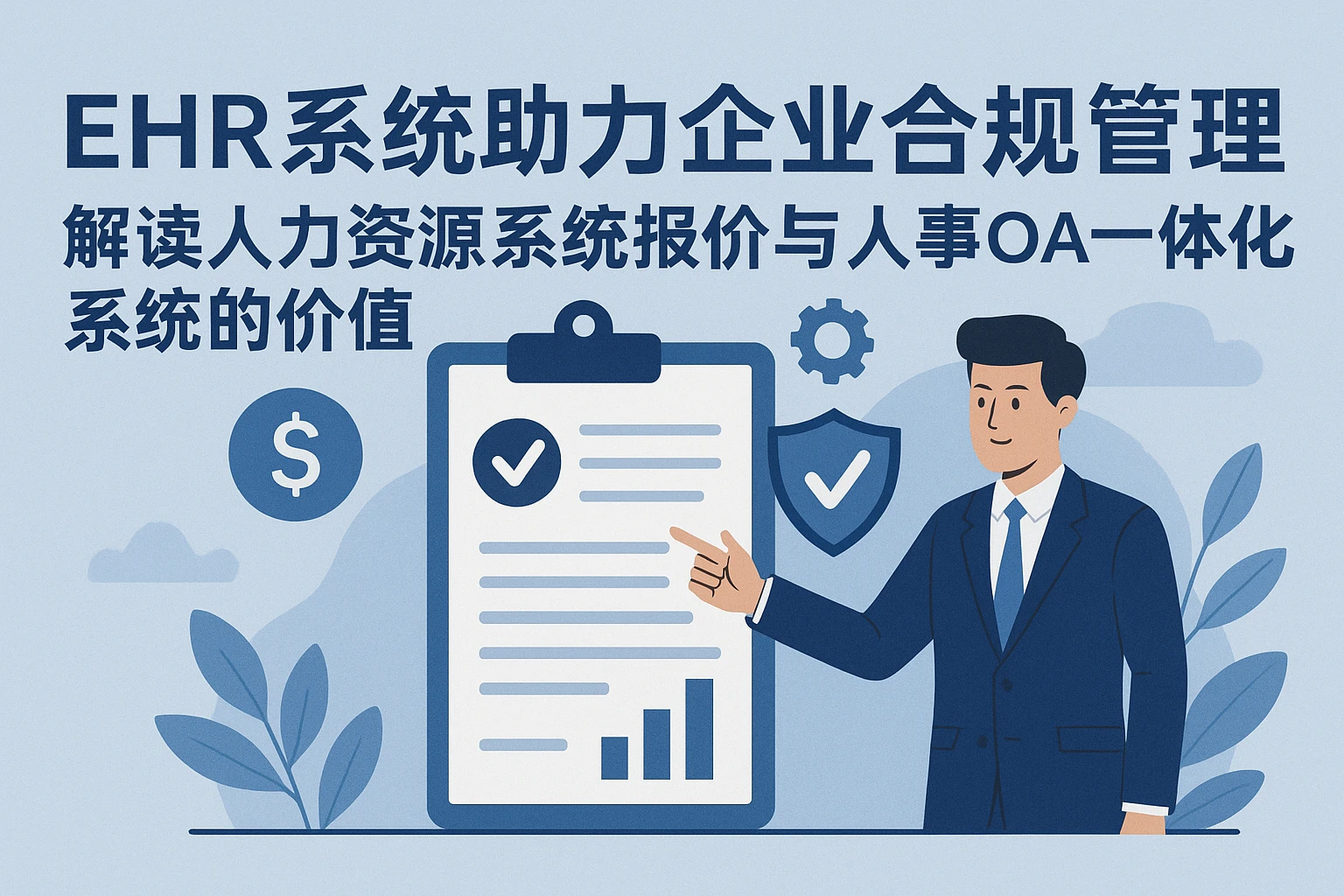 EHR系统助力企业合规管理,解读人力资源系统报价与人事OA一体化系统的价值