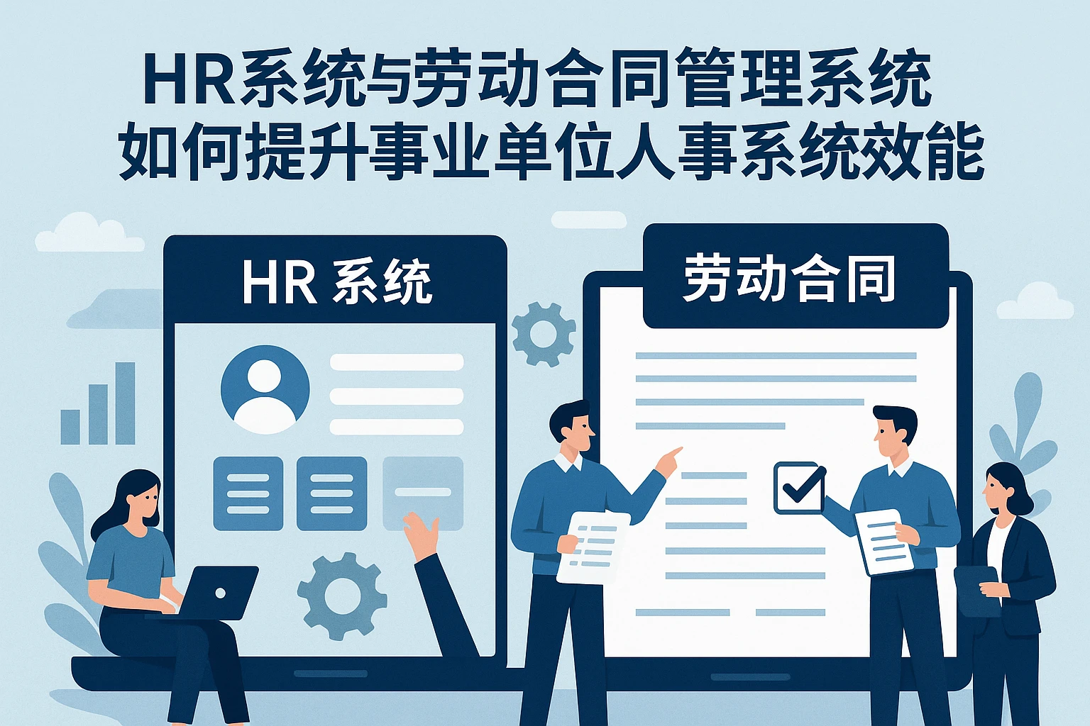 HR系统与劳动合同管理系统如何提升事业单位人事系统效能