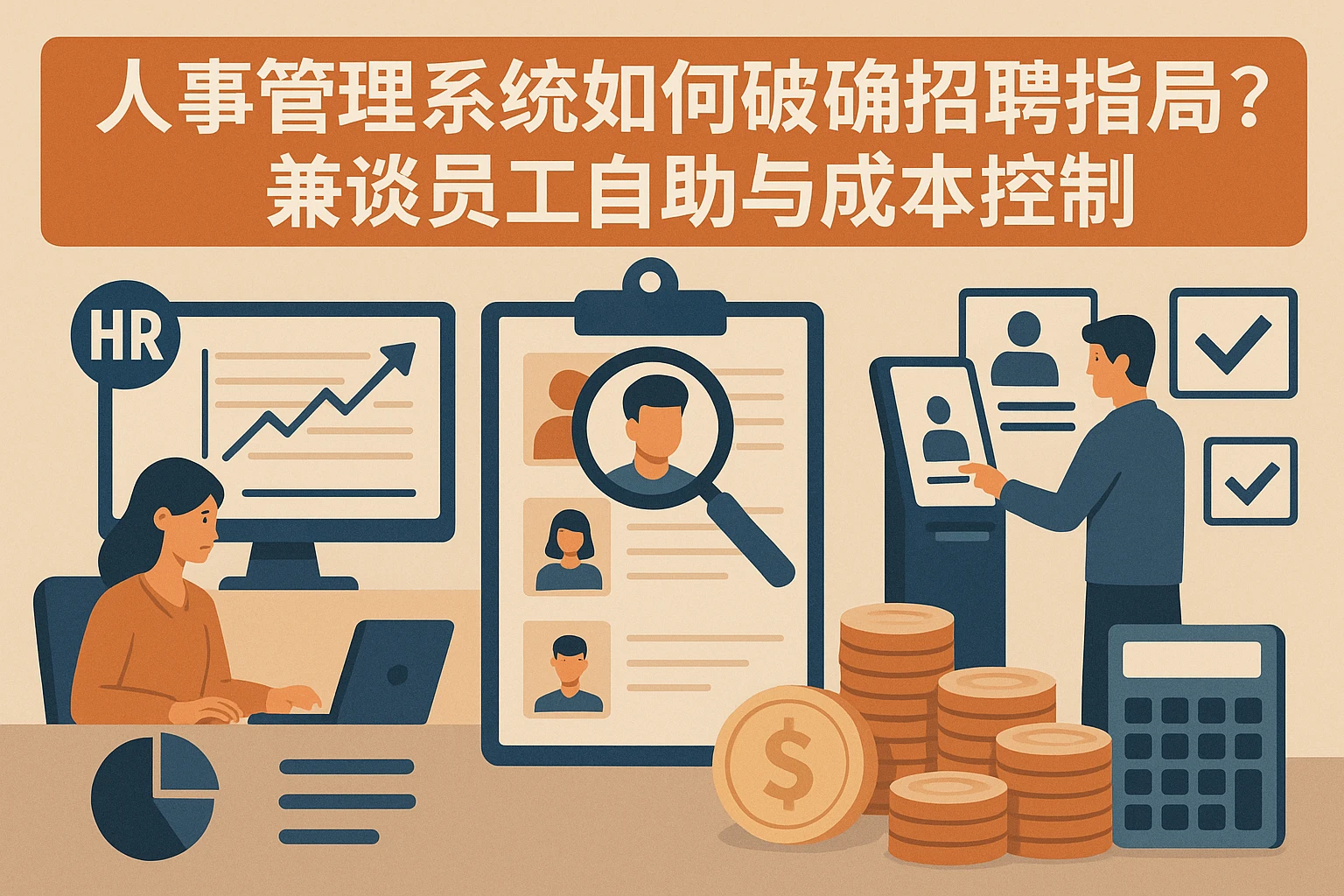 人事管理系统如何破解招聘指标困局?兼谈员工自助与成本控制
