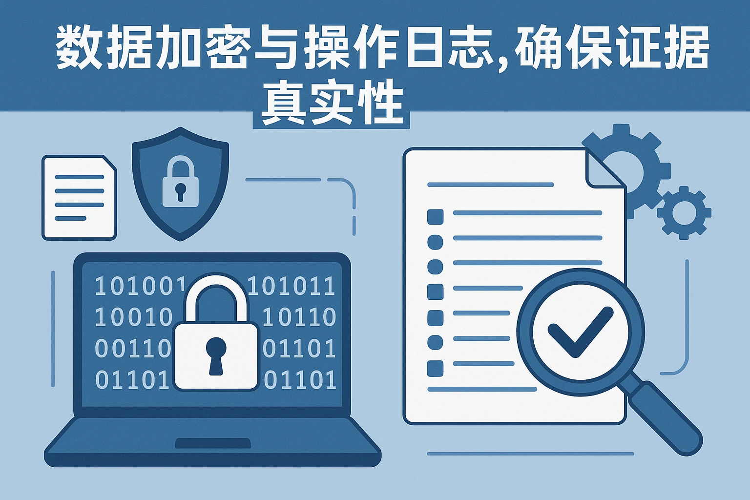 2. 数据加密与操作日志，确保证据真实性