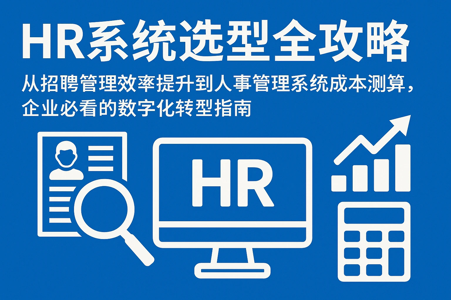 HR系统选型全攻略：从招聘管理效率提升到人事管理系统成本测算，企业必看的数字化转型指南