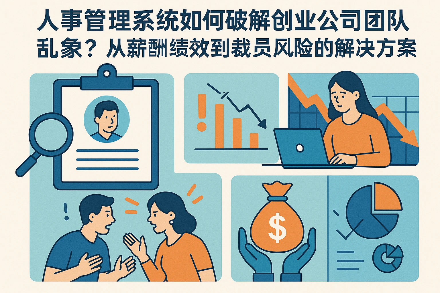 人事管理系统如何破解创业公司团队乱象?从薪酬绩效到裁员风险的解决方案
