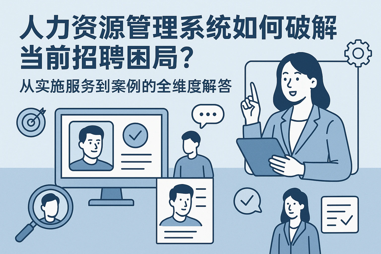 人力资源管理系统如何破解当前招聘困局？从实施服务到案例的全维度解答