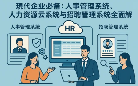 现代企业必备：人事管理系统、人力资源云系统与招聘管理系统的全面解析