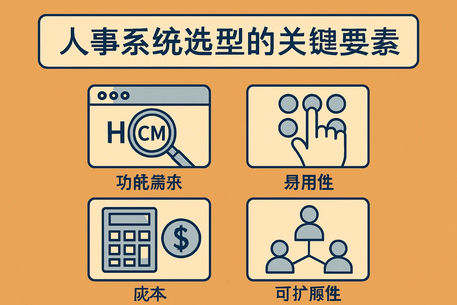 人事系统选型的关键要素