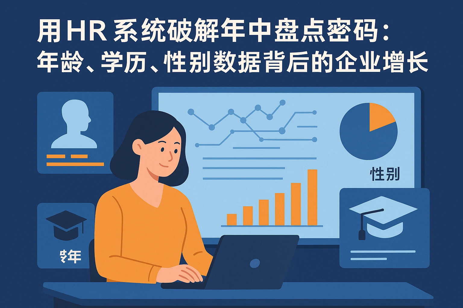 用HR系统破解年中盘点密码：年龄、学历、性别数据背后的企业增长逻辑