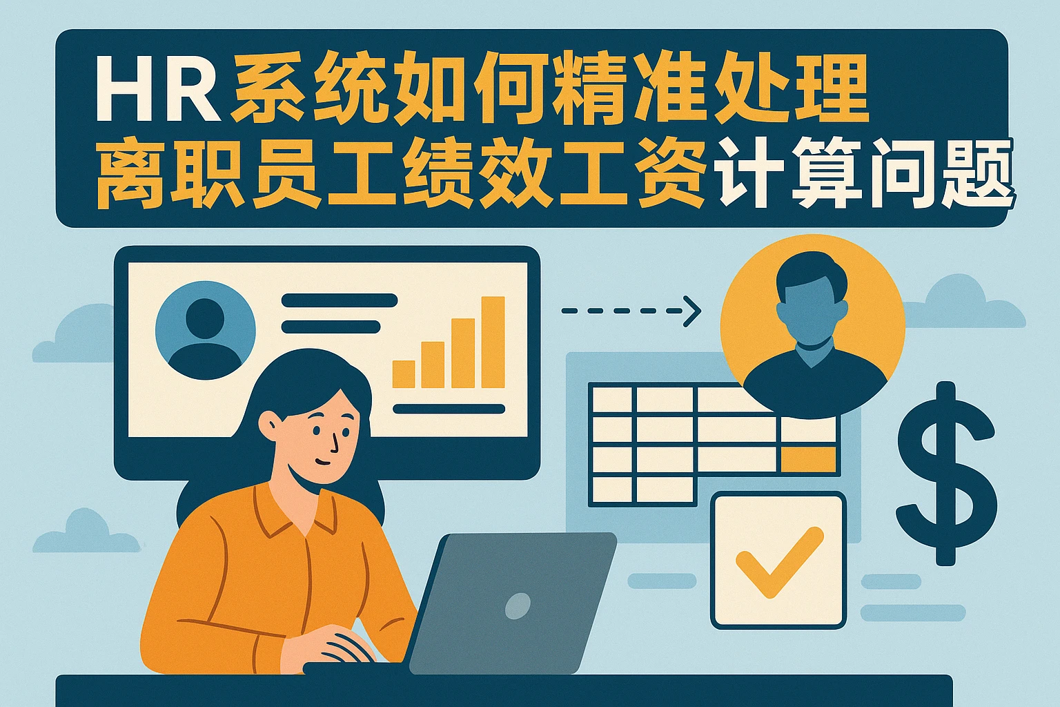 HR系统如何精准处理离职员工绩效工资计算问题