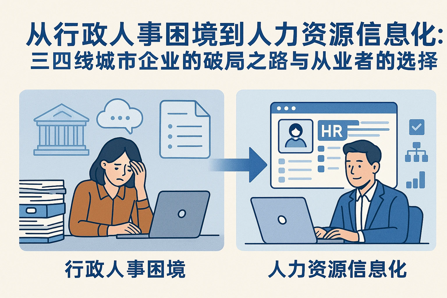 从行政人事困境到人力资源信息化：三四线城市企业的破局之路与从业者的选择