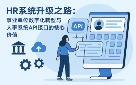 HR系统升级之路：事业单位数字化转型与人事系统API接口的核心价值
