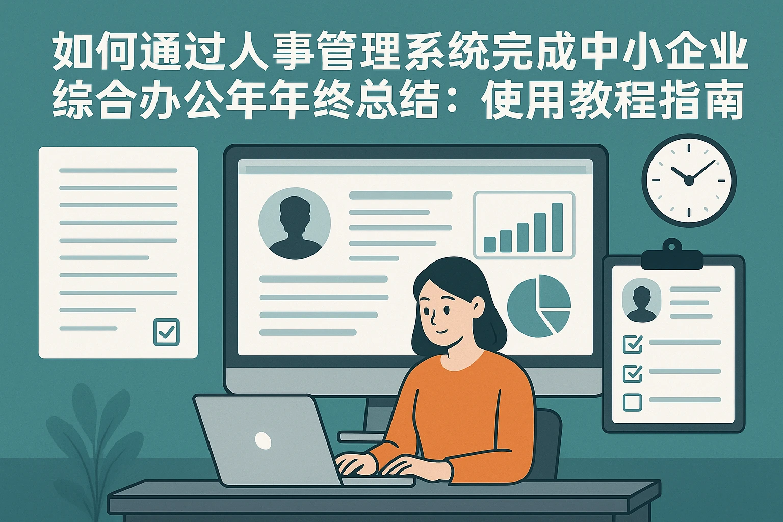 如何通过人事管理系统完成中小企业综合办公室年终总结:使用教程与绩效管理指南