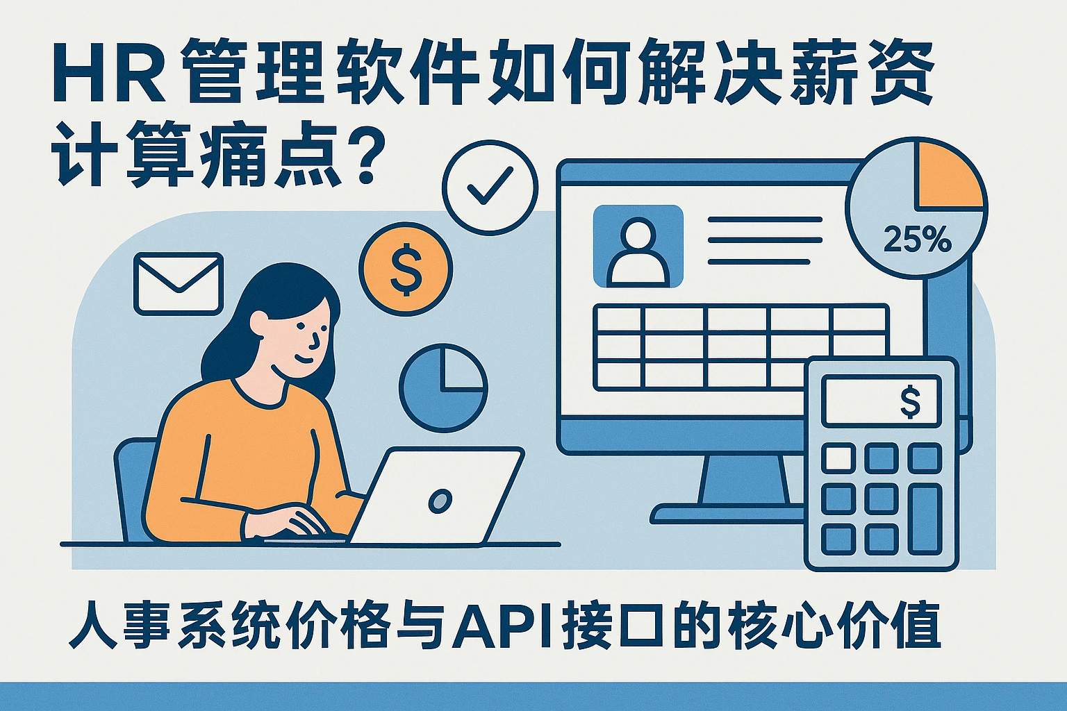HR管理软件如何解决薪资计算痛点?人事系统价格与API接口的核心价值