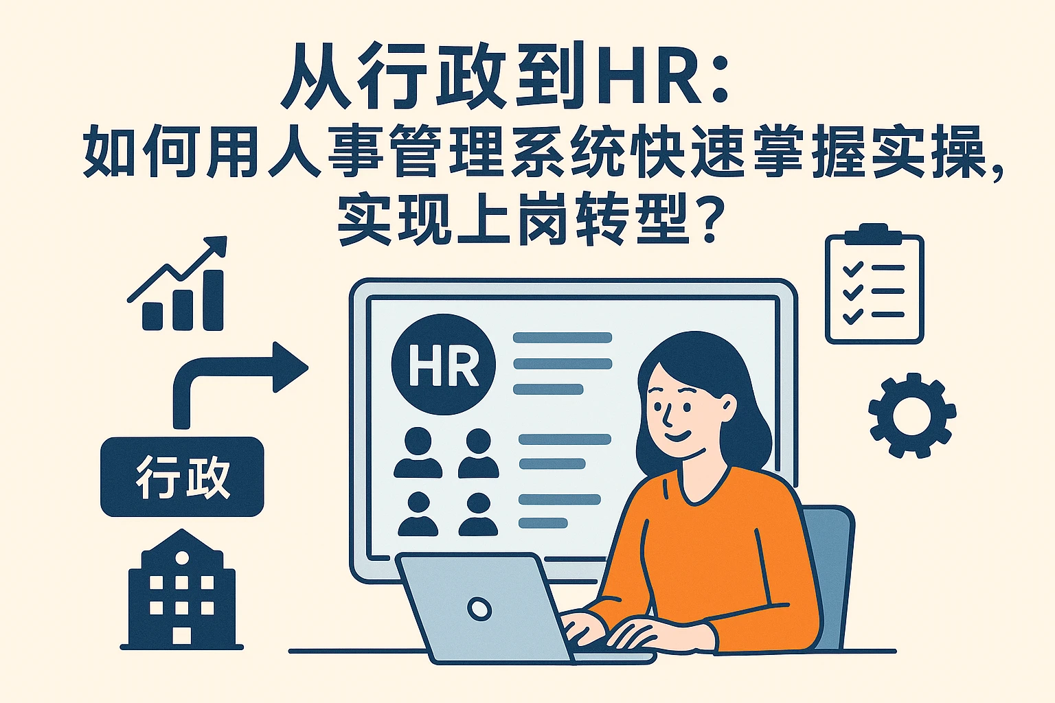 从行政到HR：如何用人事管理系统快速掌握实操，实现上岗转型？