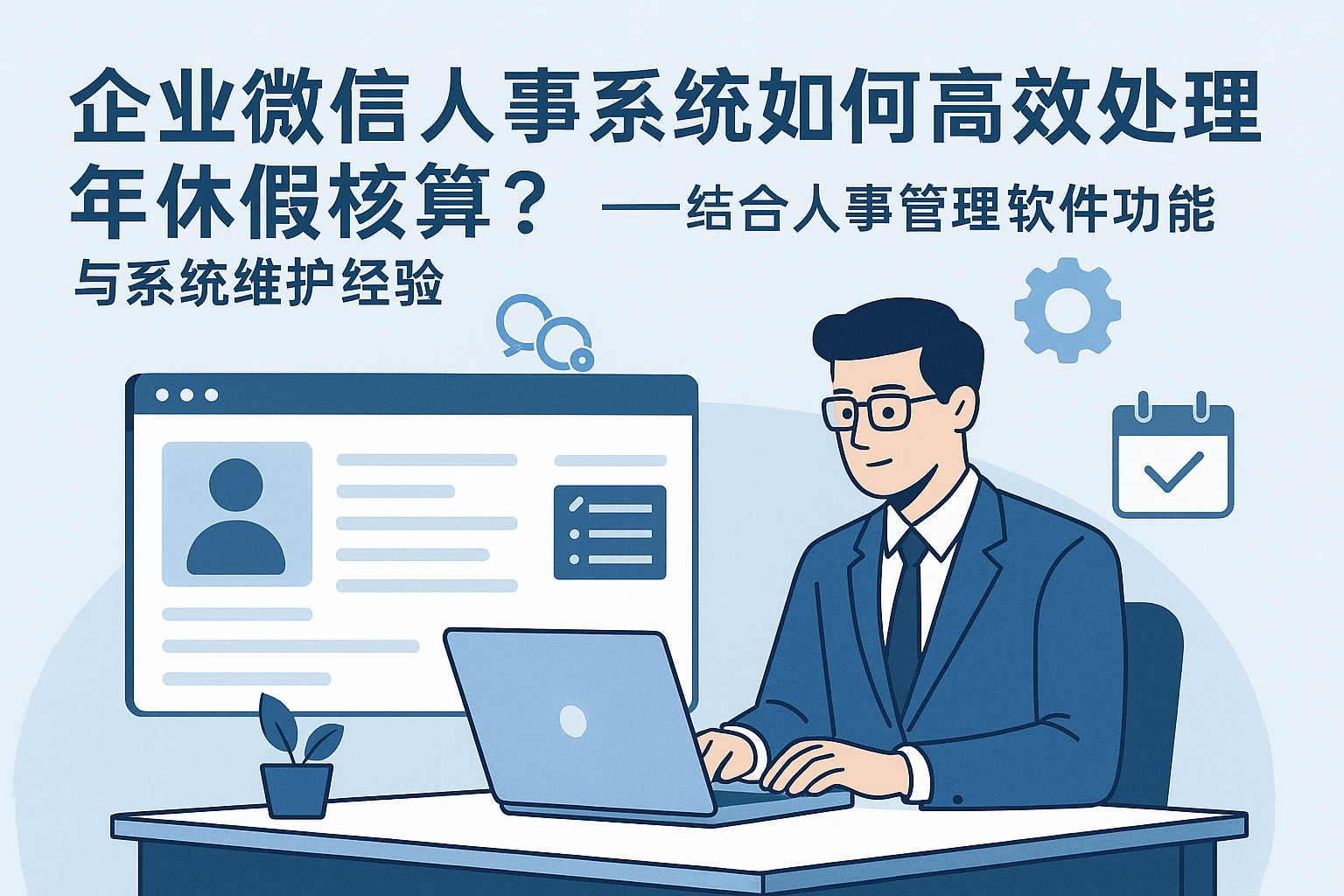 企业微信人事系统如何高效处理年休假核算？——结合人事管理软件功能与系统维护经验