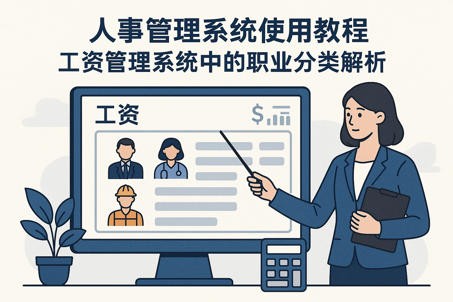 人事管理系统使用教程:工资管理系统中的职业分类解析