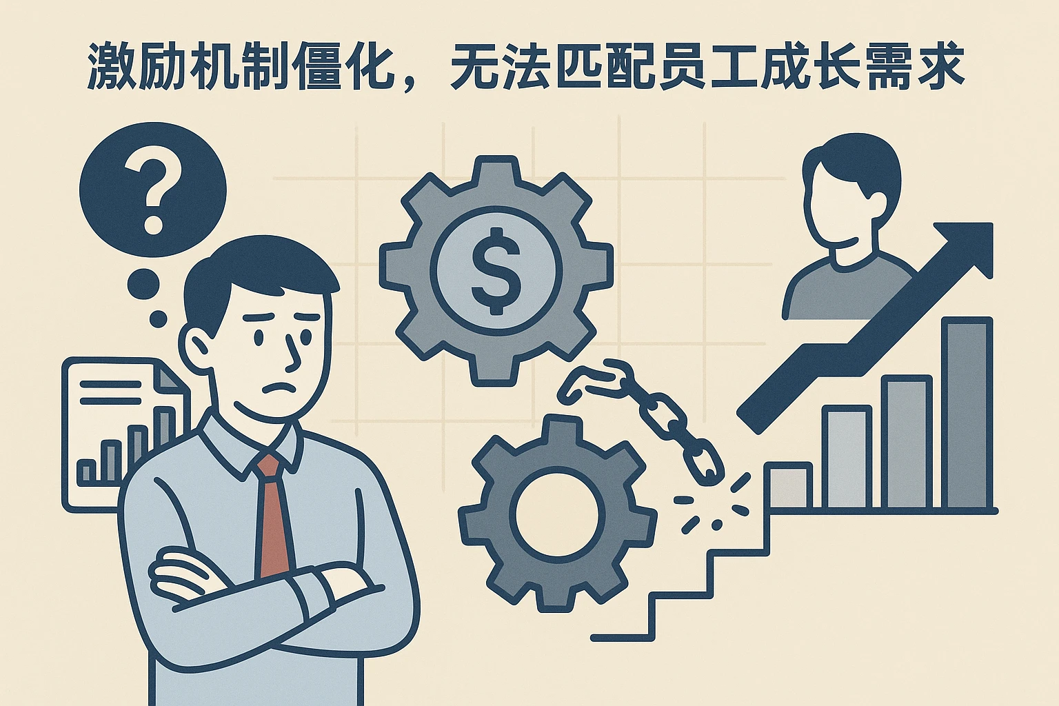 2. 激励机制僵化,无法匹配员工成长需求
