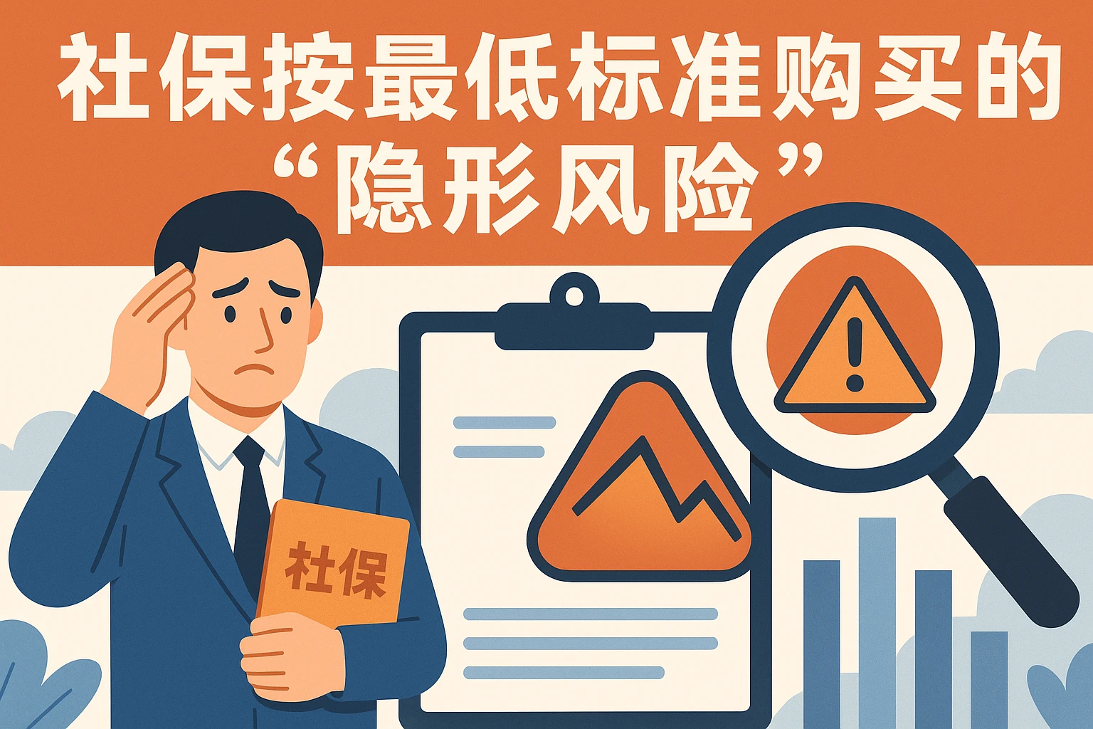 2. 社保按最低标准购买的“隐形风险”