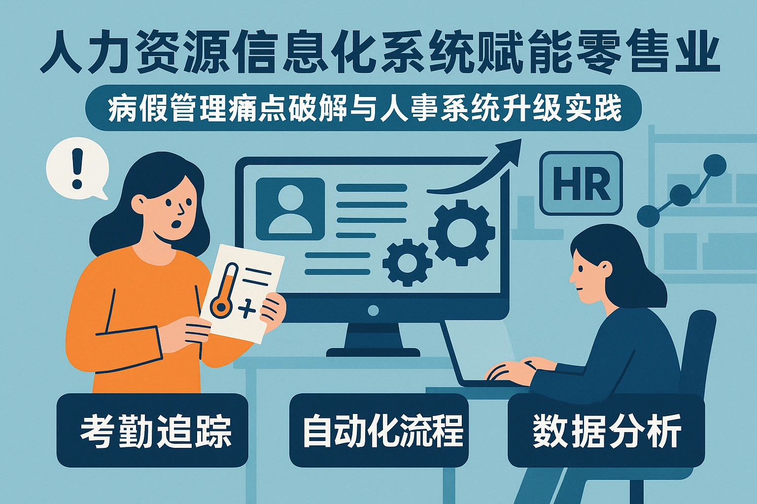 人力资源信息化系统赋能零售业:病假管理痛点破解与人事系统升级实践