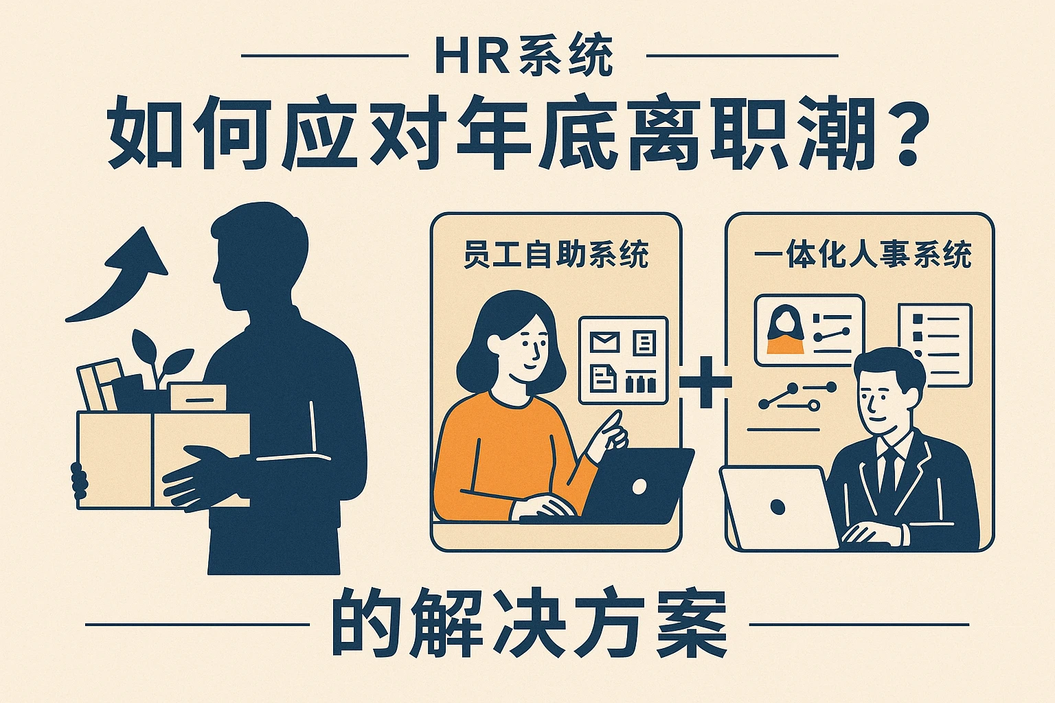 HR系统如何应对年底离职潮?员工自助系统与一体化人事系统的解决方案