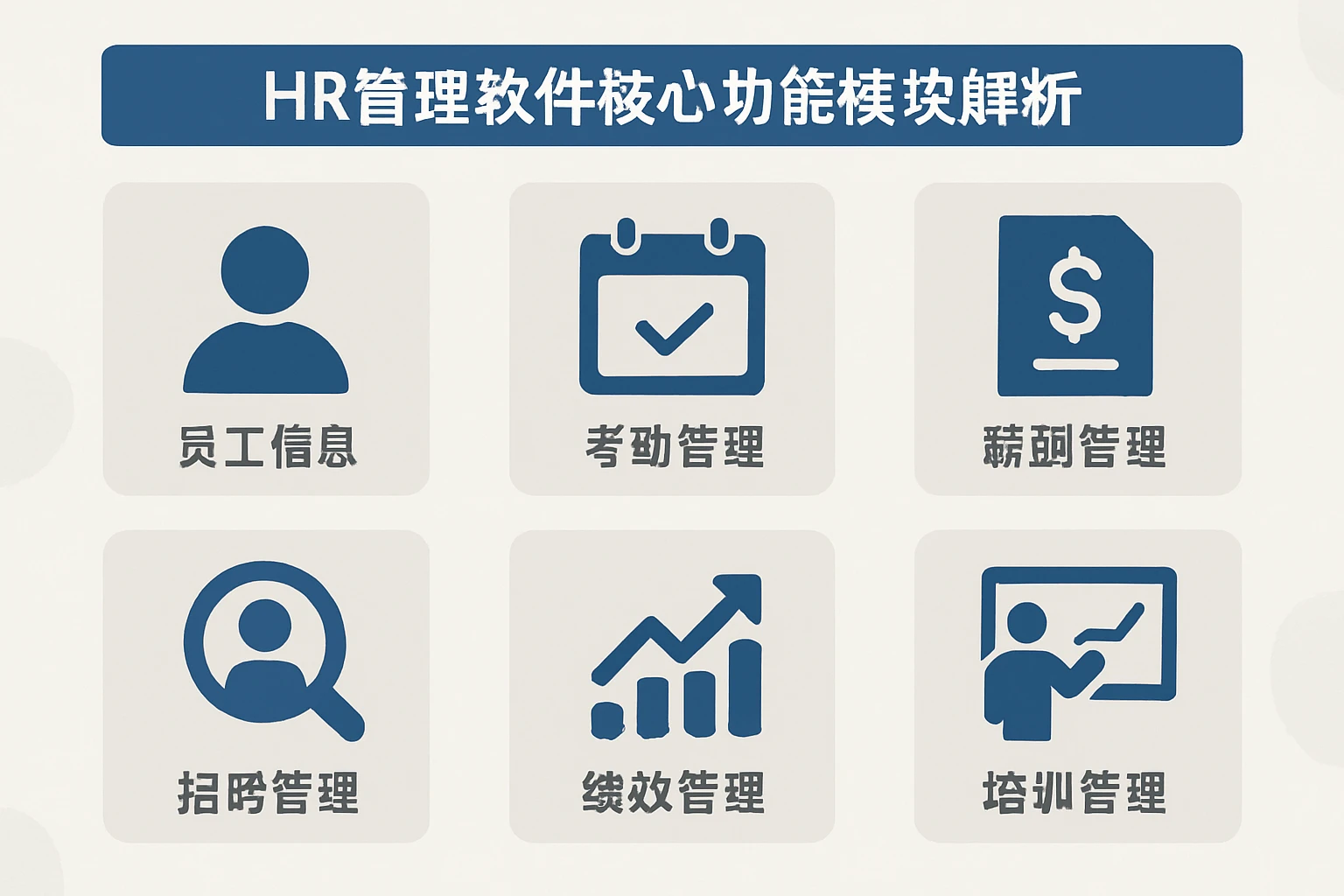 HR管理软件核心功能模块解析