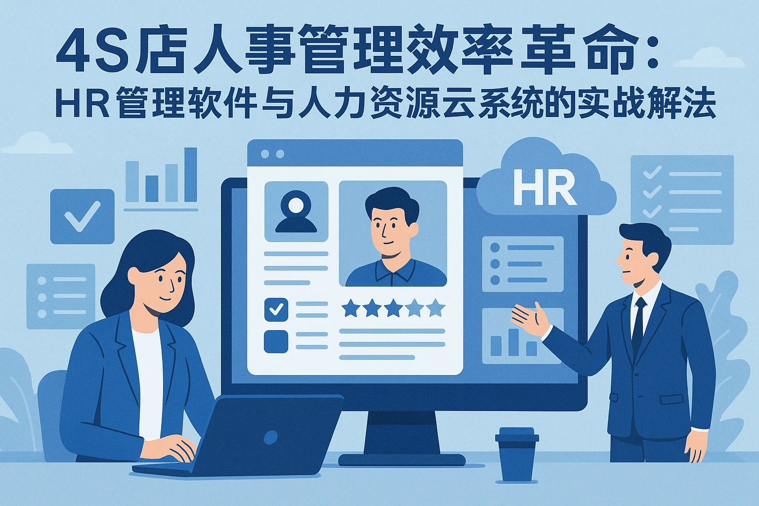 4S店人事管理效率革命：HR管理软件与人力资源云系统的实战解法