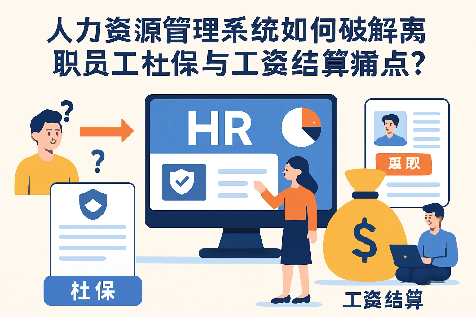 人力资源管理系统如何破解离职员工社保与工资结算痛点？