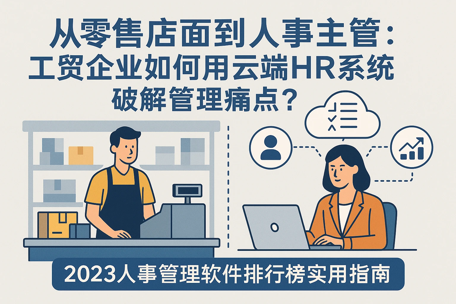 从零售店面到人事主管：工贸企业如何用云端HR系统破解管理痛点？——2023人事管理软件排行榜实用指南