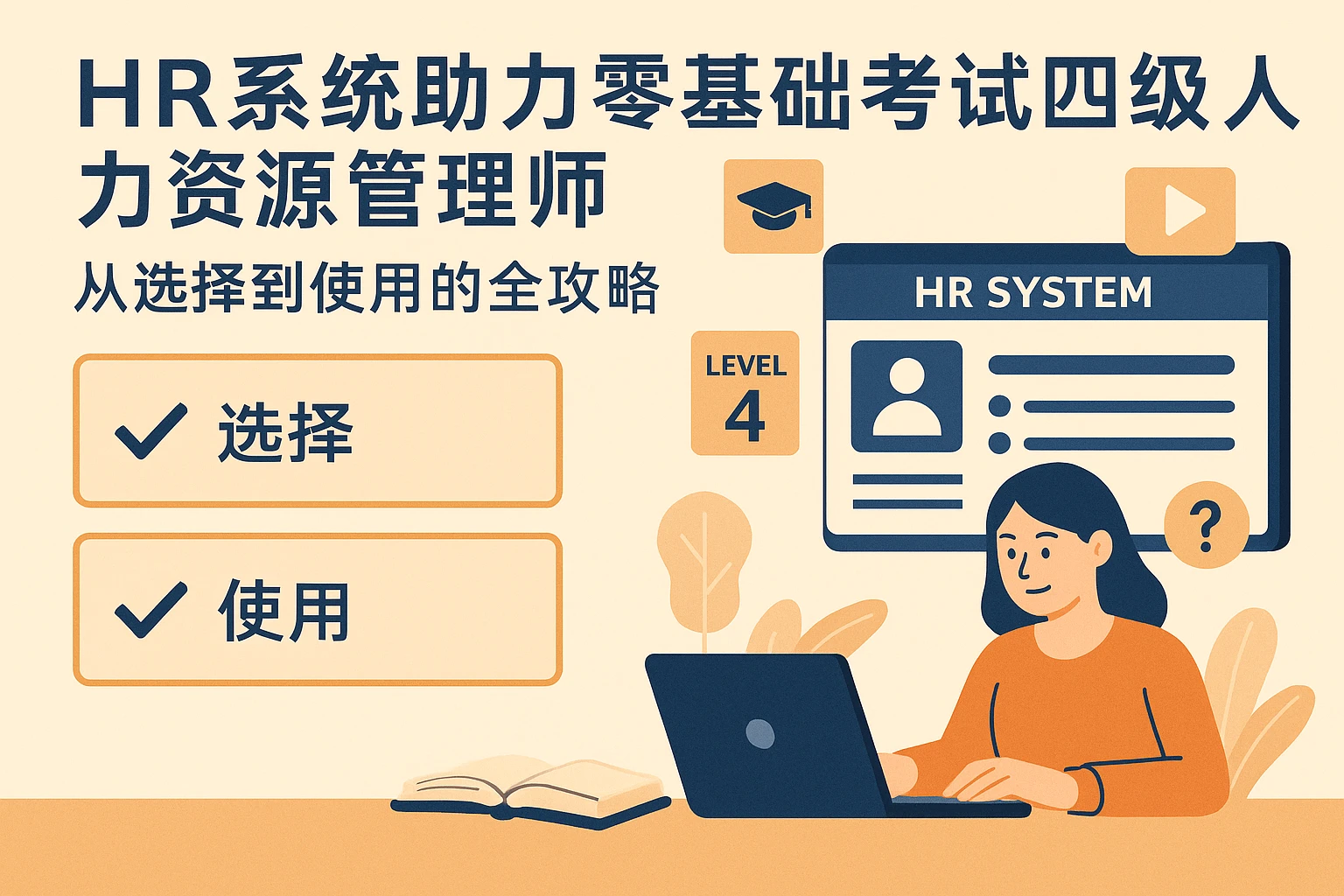 HR系统助力零基础考四级人力资源管理师：从选择到使用的全攻略