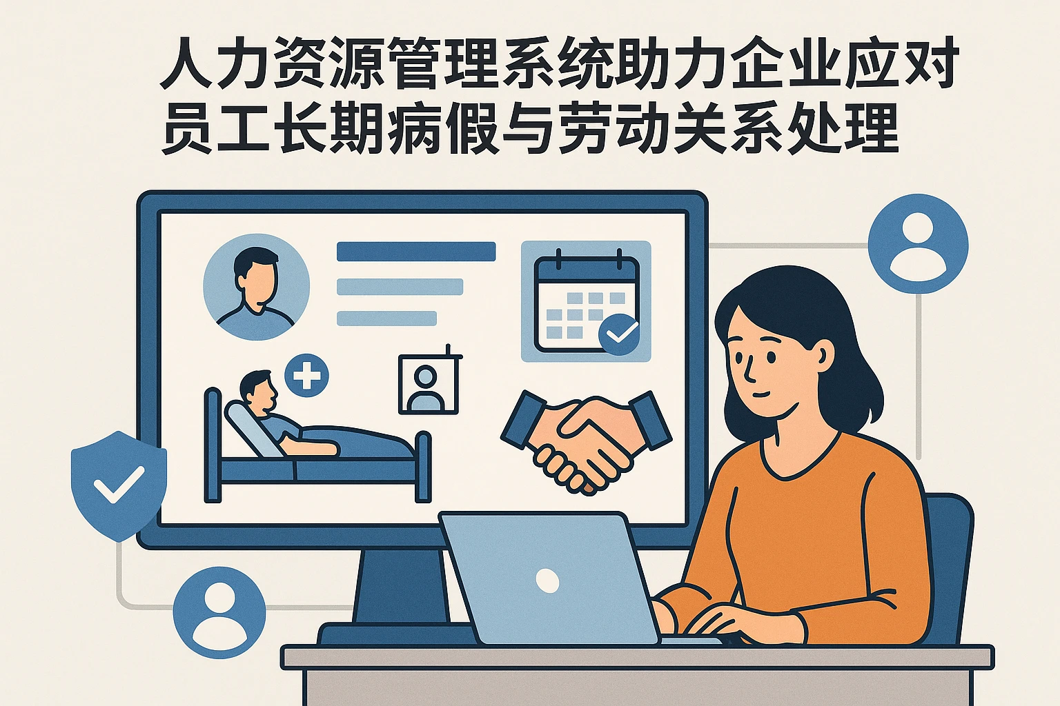 人力资源管理系统助力企业应对员工长期病假与劳动关系处理