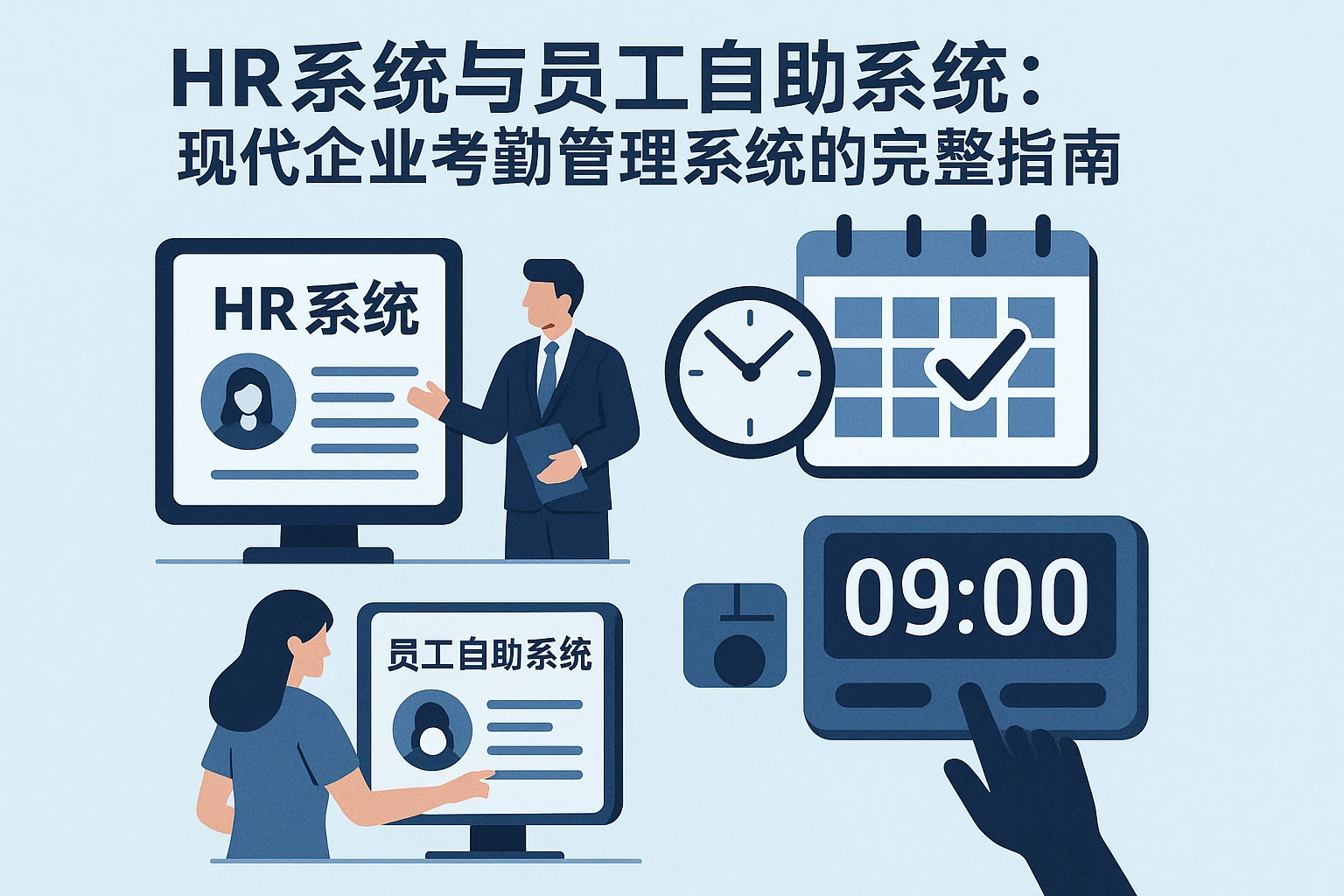 HR系统与员工自助系统：现代企业考勤管理系统的完整指南