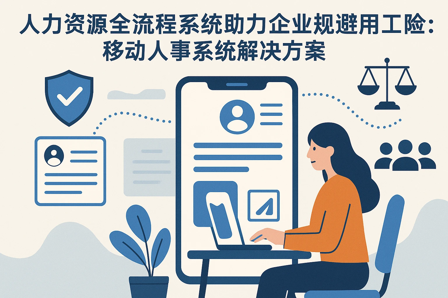 人力资源全流程系统助力企业规避用工风险:移动人事系统解决方案