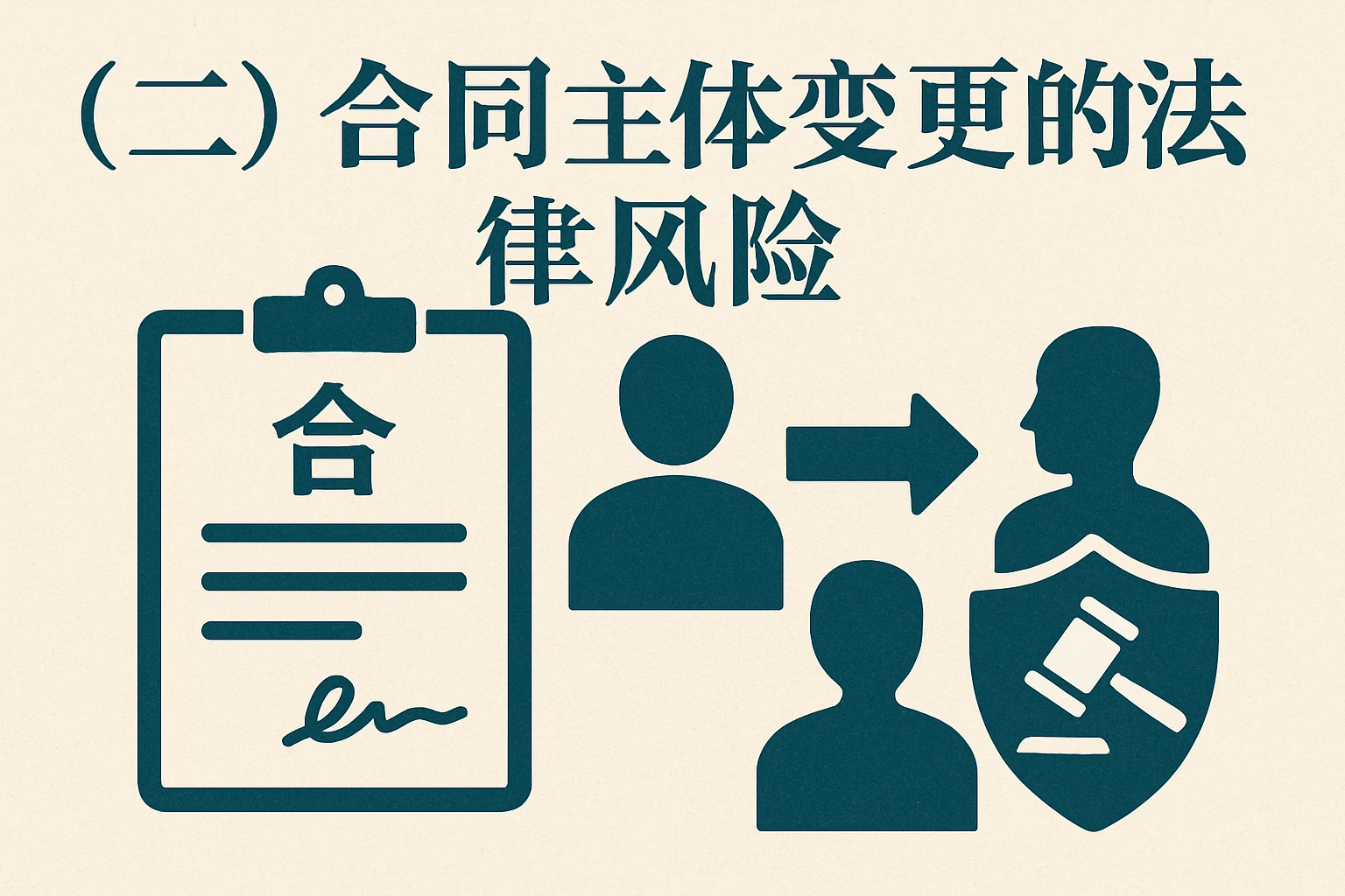 （二）合同主体变更的法律风险