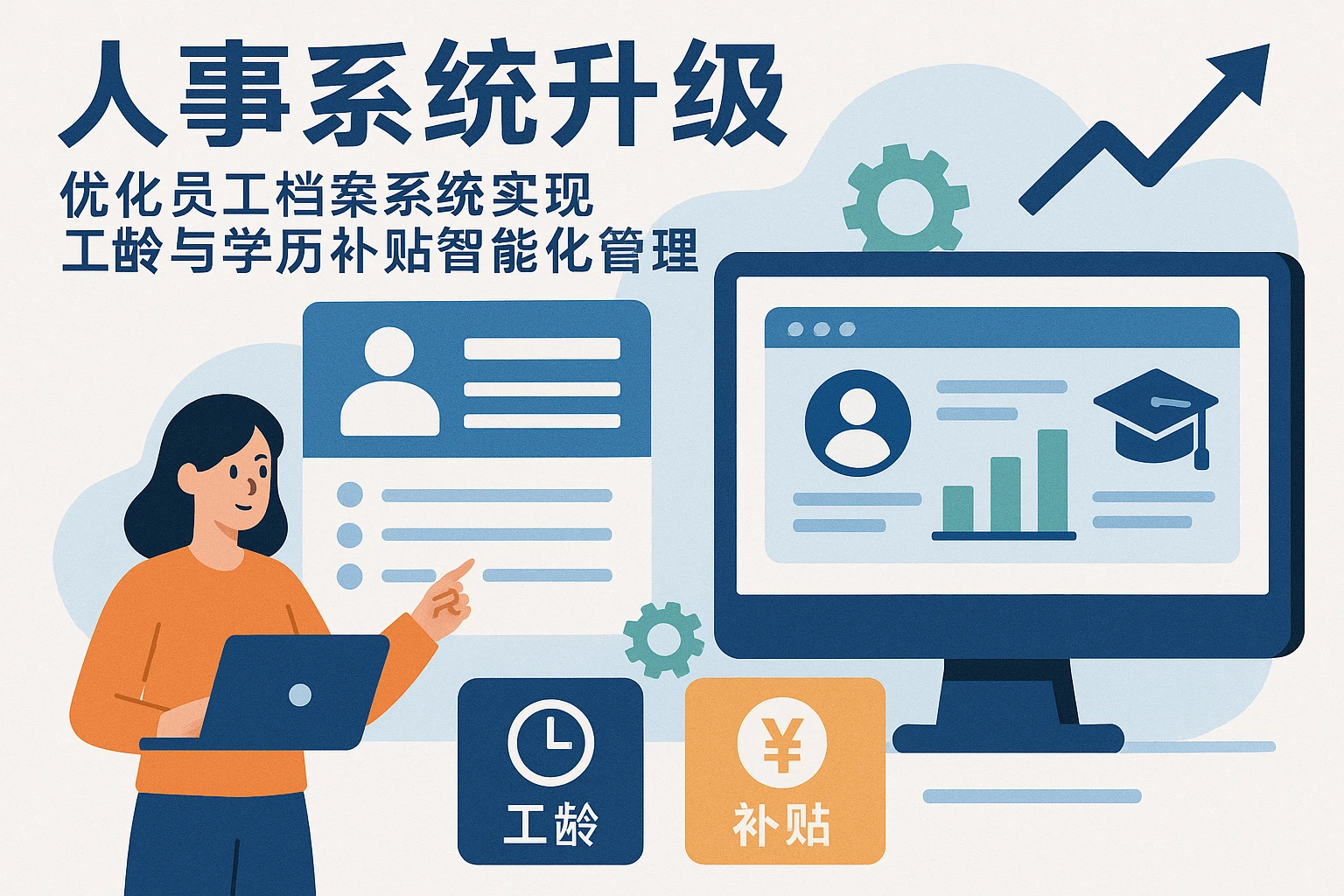 人事系统升级:优化员工档案系统实现工龄与学历补贴智能化管理