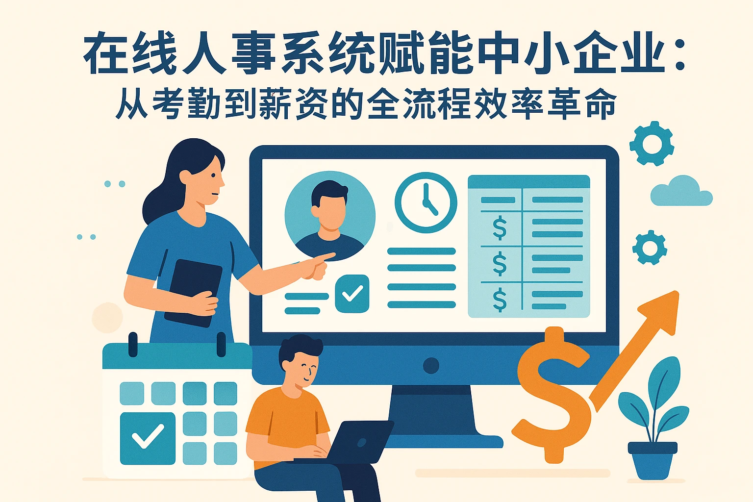 在线人事系统赋能中小企业：从考勤到薪资的全流程效率革命