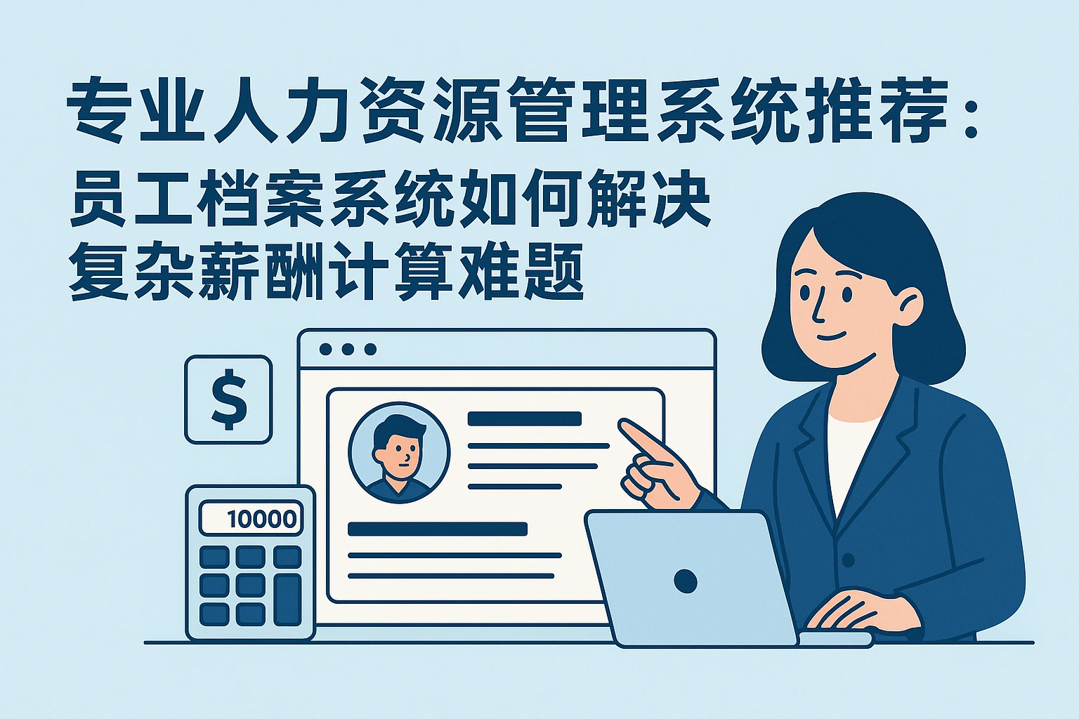 专业人力资源管理系统推荐：员工档案系统如何解决复杂薪酬计算难题