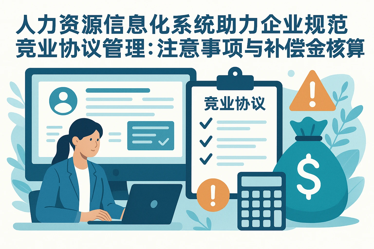 人力资源信息化系统助力企业规范竞业协议管理：注意事项与补偿金核算指南