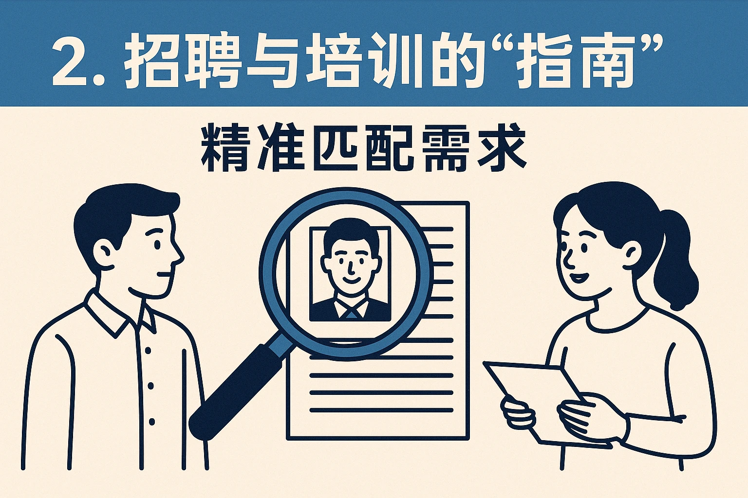 2. 招聘与培训的“指南”：精准匹配需求