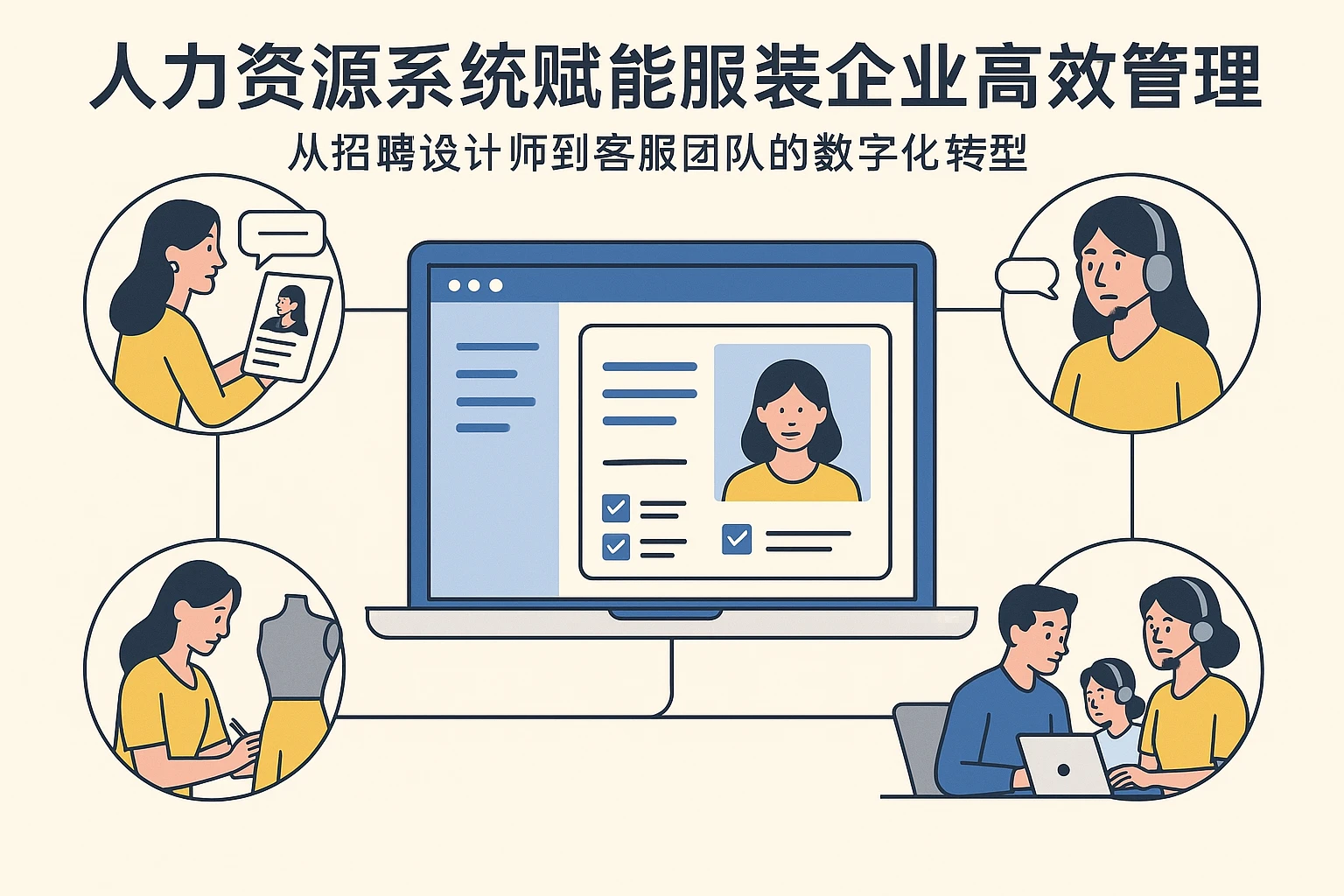 人力资源系统赋能服装企业高效管理:从招聘设计师到客服团队的数字化转型