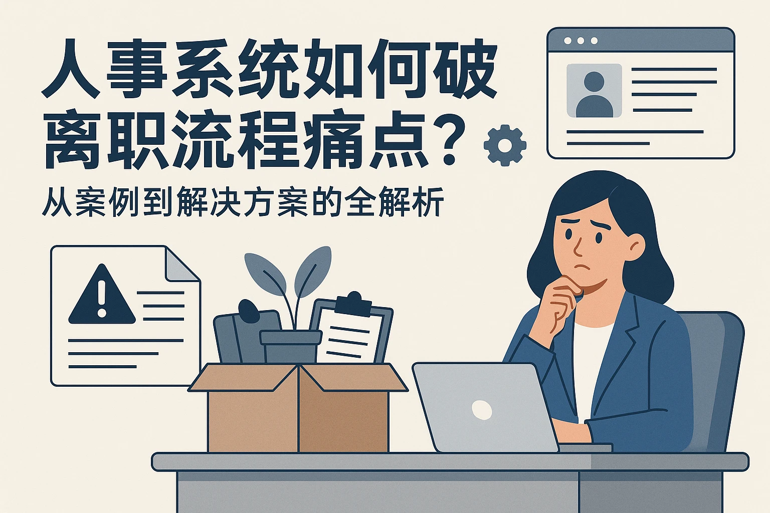 人事系统如何破解离职流程痛点？从案例到解决方案的全解析