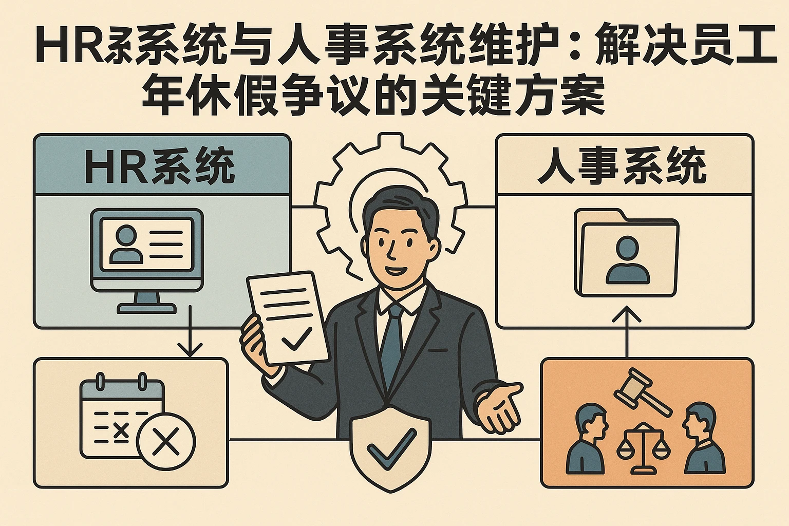 HR系统与人事系统维护：解决员工年休假争议的关键方案
