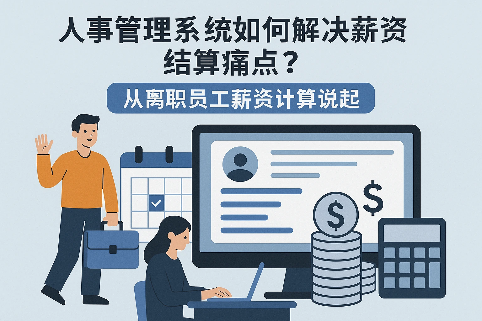 人事管理系统如何解决薪资结算痛点？从离职员工薪资计算说起