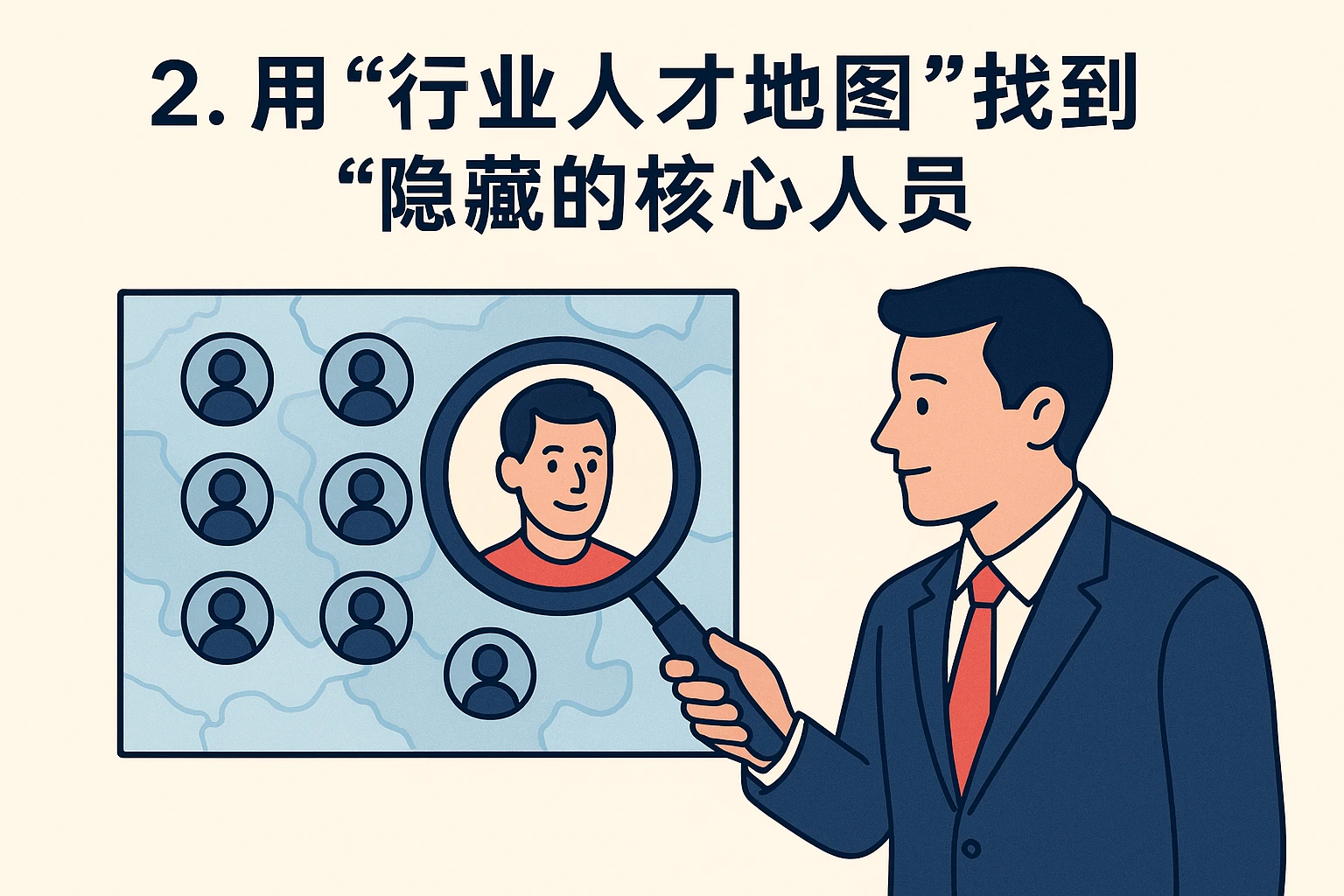 2. 用“行业人才地图”找到“隐藏的核心人员”