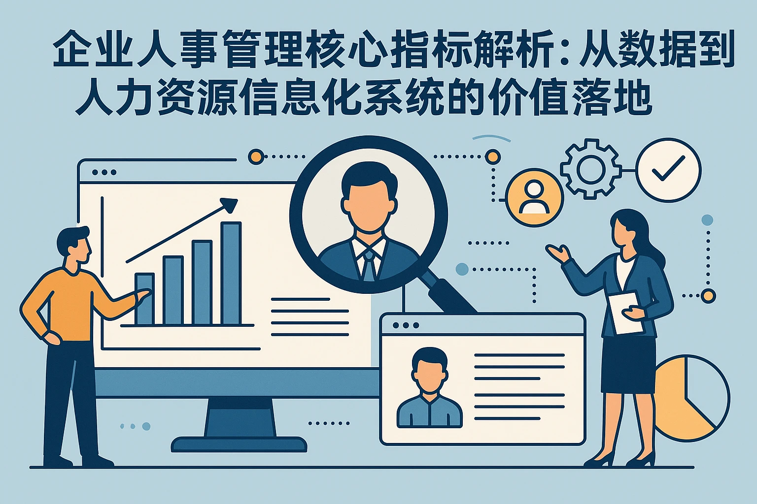企业人事管理核心指标解析:从数据到人力资源信息化系统的价值落地